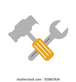 hammer and wrench icon