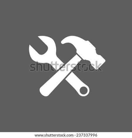 hammer wrench icon