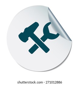 hammer and wrench, symbol settings.