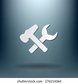 hammer and wrench, symbol settings.