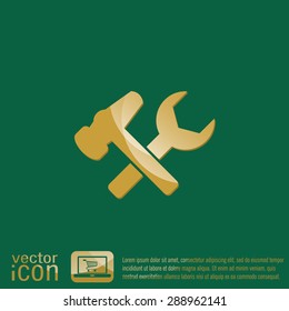 hammer and wrench, symbol settings.