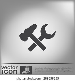 hammer and wrench, symbol settings.