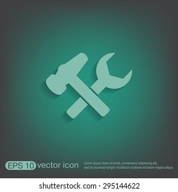 hammer and wrench, symbol settings.