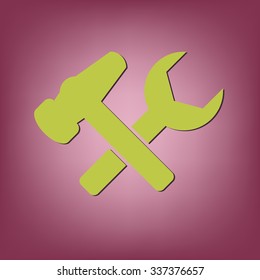 hammer and wrench, symbol settings.
