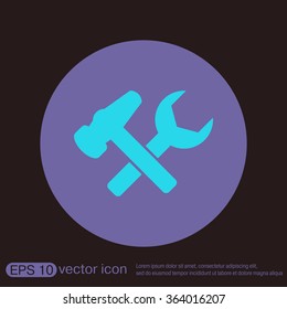 hammer and wrench, symbol settings.
