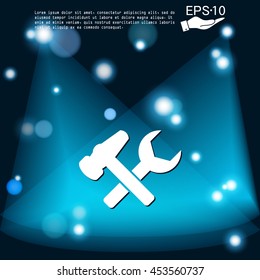 hammer and wrench, symbol settings.
