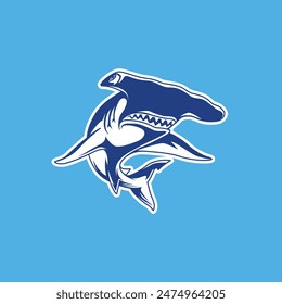 hammerhead abstract logo modern style