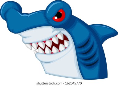 hammerhead shark cartoon character
