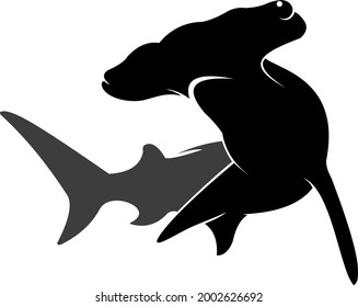 hammerhead shark for fishing logos