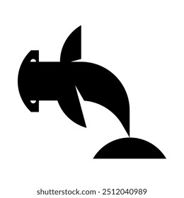 Hammerhead Shark logo. Icon design. Template elements