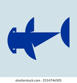 Hammerhead Shark logo. Icon design. Template elements