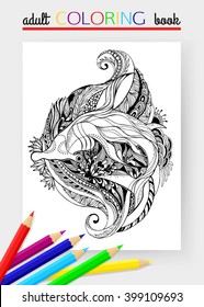 Hammerhead Shark  tattoo design. Vector eps 10 format.