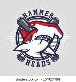 hammerheads badge logo template