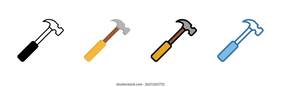 Hammers Icon Element For Design