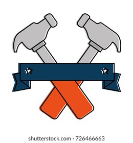 hammers labour day celebration emblem