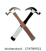 Hammer,Tools,vector and illustration, isolated on white background