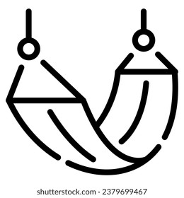 Hammock Icon illustration, for uiux, web, app, infographic, etc