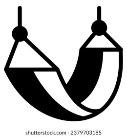 Hammock Icon illustration, for uiux, web, app, infographic, etc