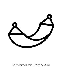 Hammock icon. sign for mobile concept and web design. vector illustration