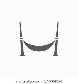 hammock icon, sleep vector, beach illustration