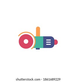 hammock icon vector flat design. colored tool icon, isolated on white background
