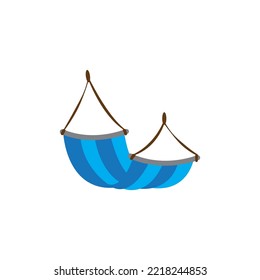 hammock icon vector illustration logo template.