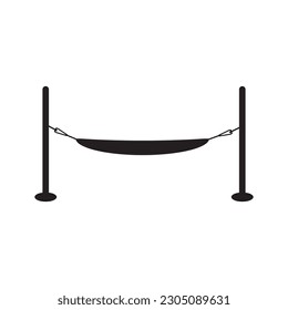 hammock icon vector illustration logo template.