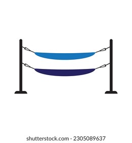 hammock icon vector illustration logo template.