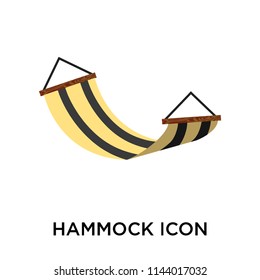 Hammock icon vector isolated on white background for your web and mobile app design, Hammock logo concept