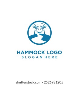 Plataforma de rede ícone de praia vetor logotipo design com conceito criativo Premium Vetor