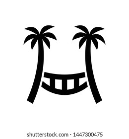 Hammock Relax Beach Summer Icon