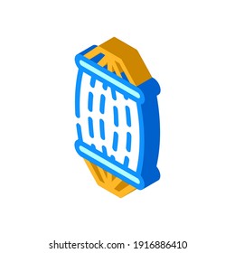 hammock tool isometric icon vector. hammock tool sign. isolated symbol illustration