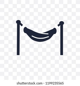 Hammock transparent icon. Hammock symbol design from Summer collection. Simple element vector illustration on transparent background.