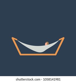 hammock vector icon