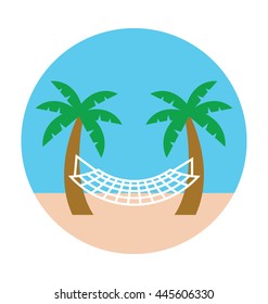 Hammock Vector Icon