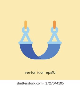 Hammock vector icon illustration. Ui/Ux. Premium quality.