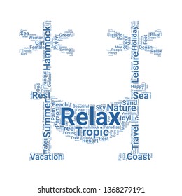 hammock word cloud. tag cloud about hammock