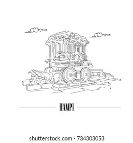 Hampi Illustration