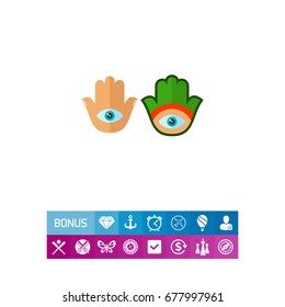 Hamsa Amulet Icon