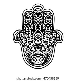hamsa fatima hand drawn coloring book