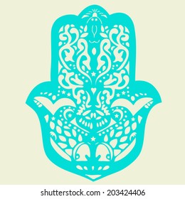 Hamsa hand.