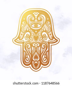 Hamsa or hand of Fatima.