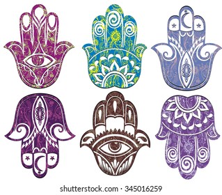 Hamsa hand, Hand of Fatima - amulet, symbol of protection