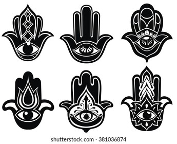 Hamsa hand, Hand of Fatima - amulet, symbol of protection from devil eye