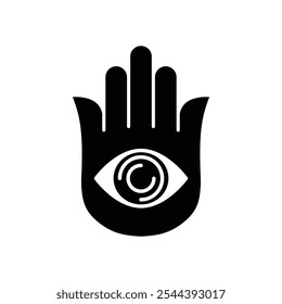 Hamsa-Handsymbol Spirituelles Augenzeichen