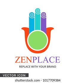 Hamsa Hand Logo/Icon