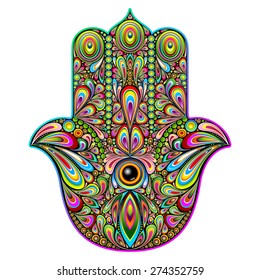 El arte psicodélico de Hamsa