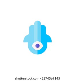 Hamsa Hut Symbol Ramadan und Islamischer Oid
