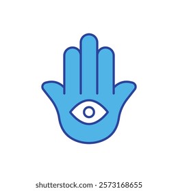 Hamsa icon vector stock illustration