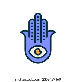hamsa icon for your website, mobile, presentation, and logo design.